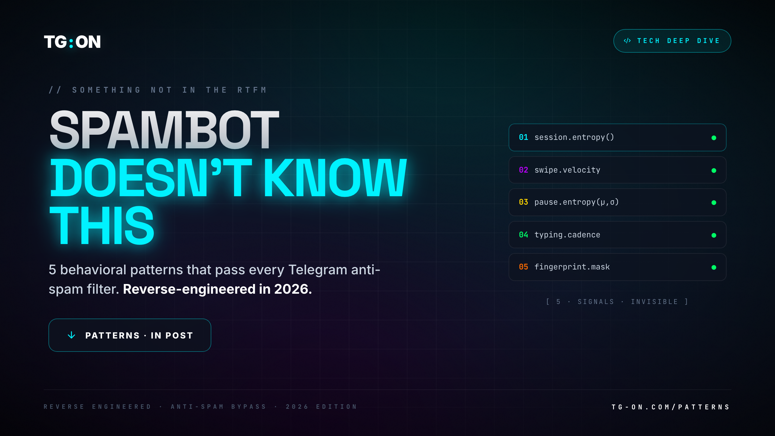 Reverse-engineering SpamBot